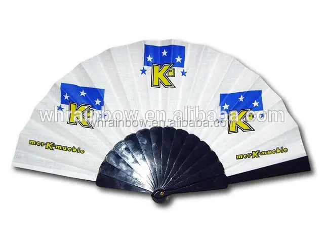 advertising folding plastic hand fan