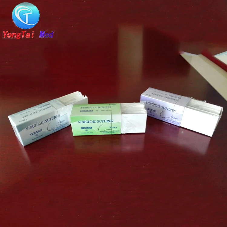 
2018 sterile medical non-absorbable 10-0 nylon suture 