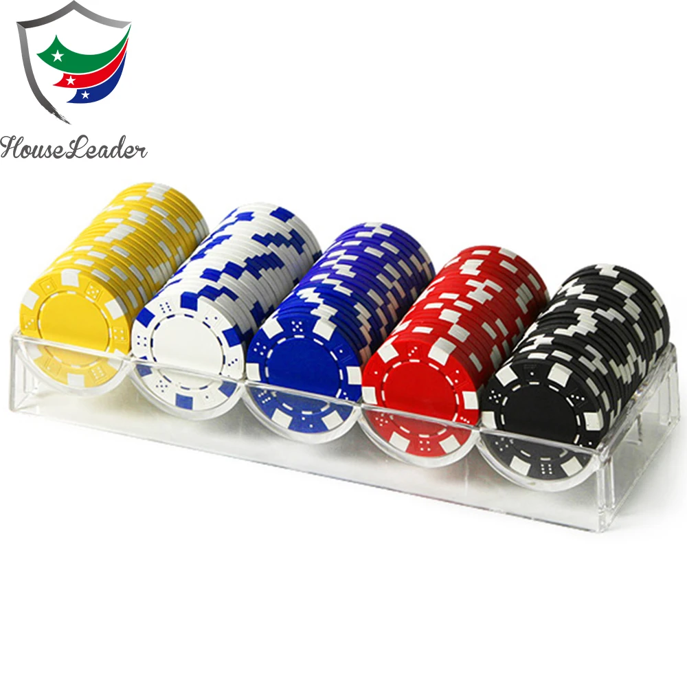 100pc Acrylic Display Poker Chip Rack