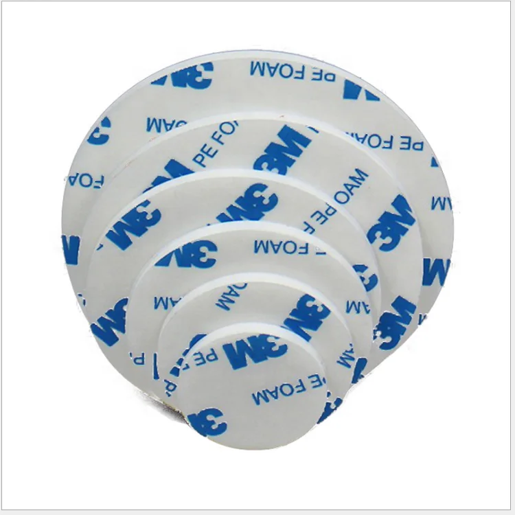 Die cutting double-sided adhesive circular waterproof high density adhesive tape EVA foam