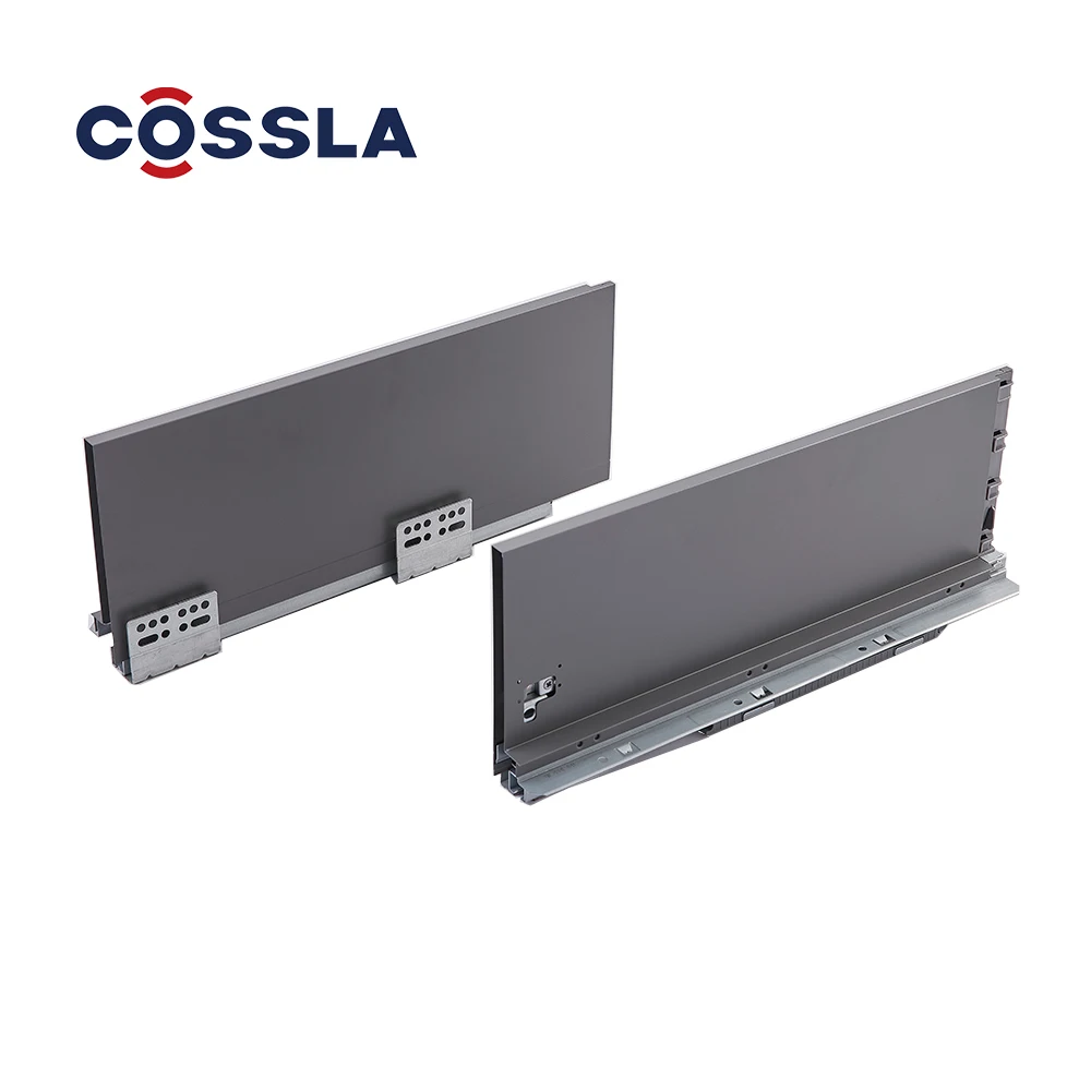 
Cossla Soft Closing Double Wall Drawer Slide Slim Metal Drawer Box 