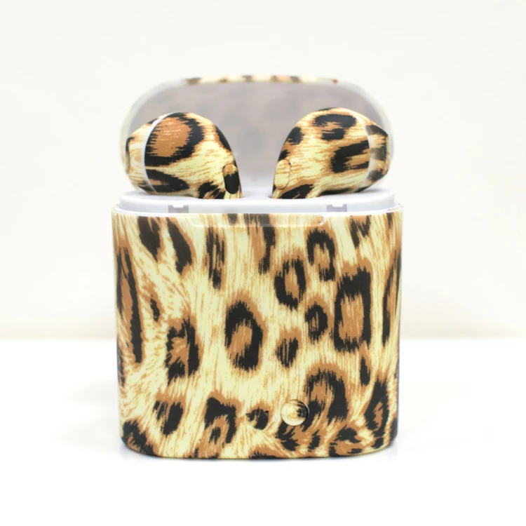 
China factory supply Camo i7s TWS Wireless earbuds camouflage color with charging case 