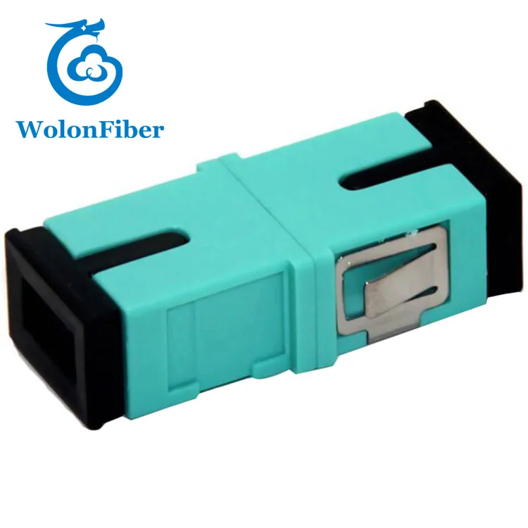 Цена акции пластиковые SC одиночный режим OM3 волоконно-оптический адаптер