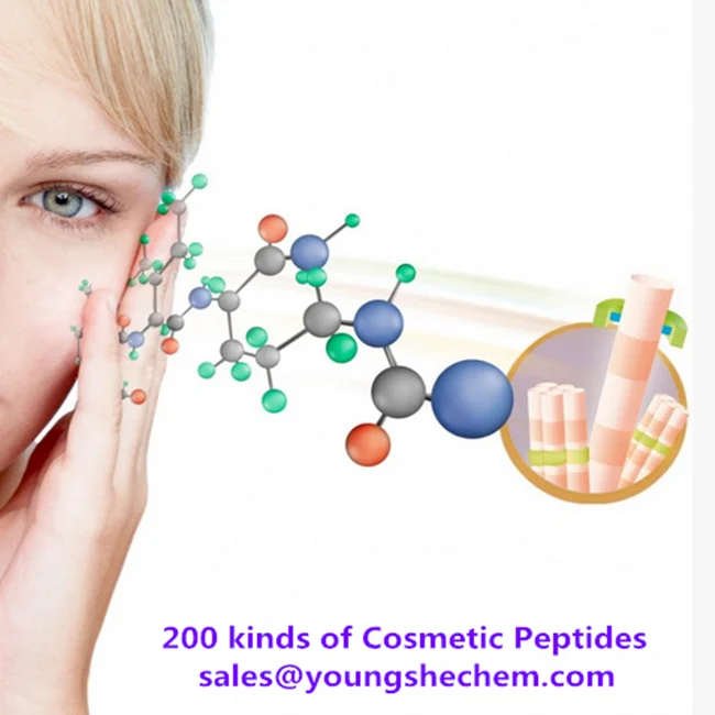 
Manufacturer direct supply Cosmetic grade peptide Heptapeptide-6 Decrease eliminate cellulite excess fat beneath the skin 