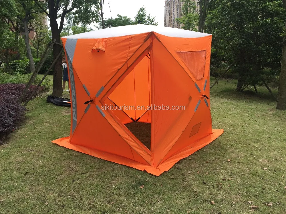 Ice fishing cub 3 Man  Portable  Market Hub ICE FISHING TENT Shelter