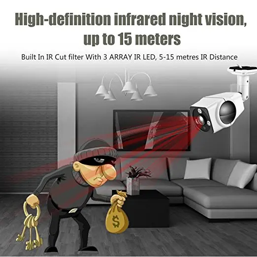 
B3 Wireless IP Camera WiFi Surveillance Camera Monitor CCTV 960P Waterproof Indoor Outdoor IR Infrared Two Way Audio 