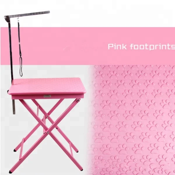 Chun Zhou Dog Foldable Table Light Weight adjustable-height Pet Grooming Table asy to clean  N-306