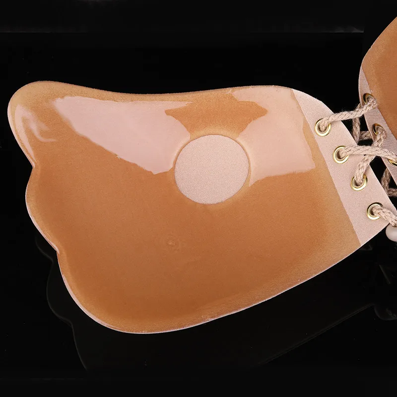 
hot selling magic wing strapless bra fashion invisible nude instant breast lift bra 