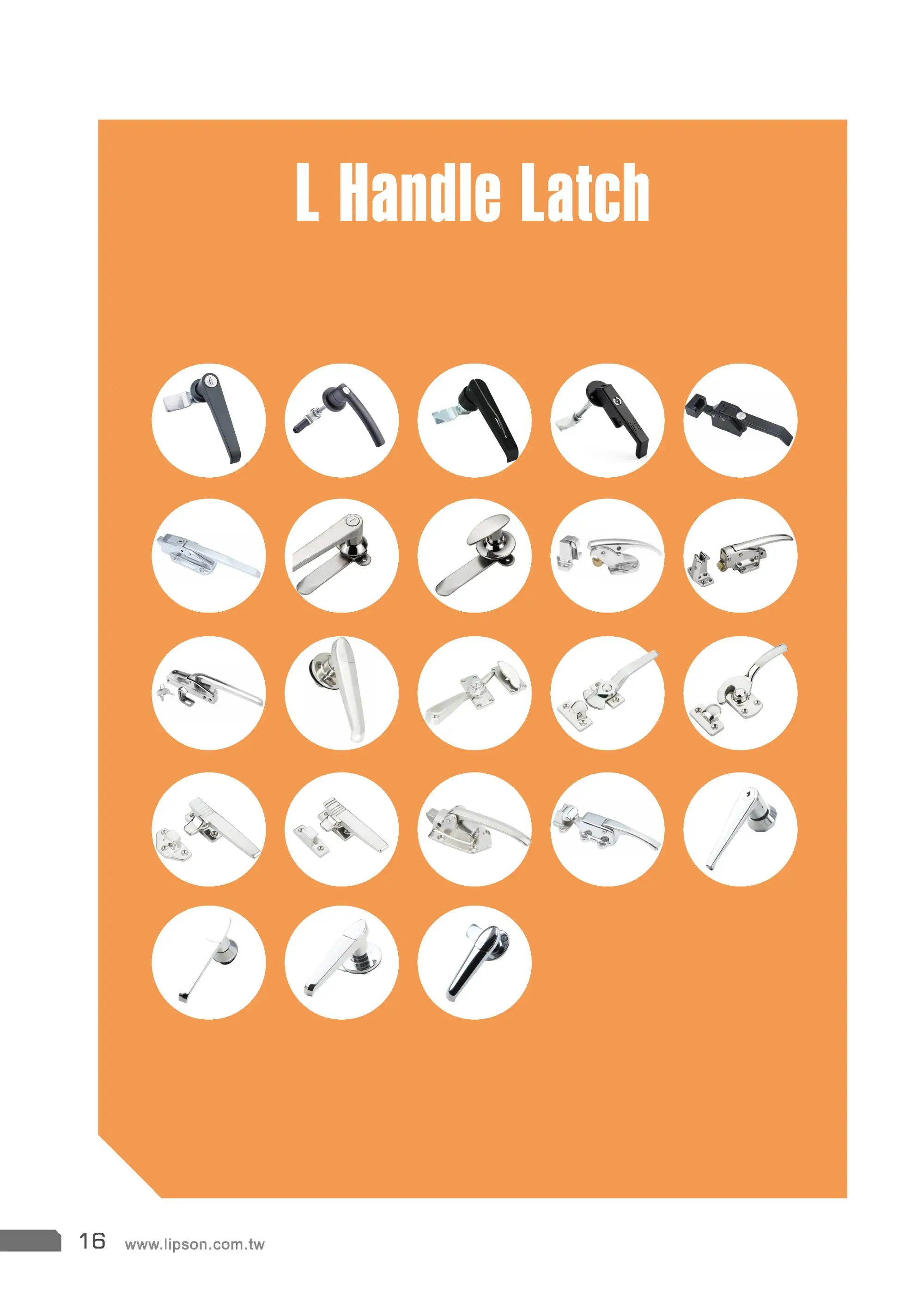 BL-2114-2 Stainless Steel Air Tightness Compression Latch Revolving Door Airtight Handles