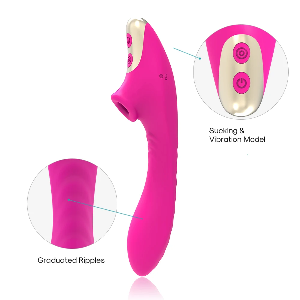 Sex Toys Women Suction Nipple Clitoris Sucking G Spot Stimulator Dildo Clit Sucker Vibrator