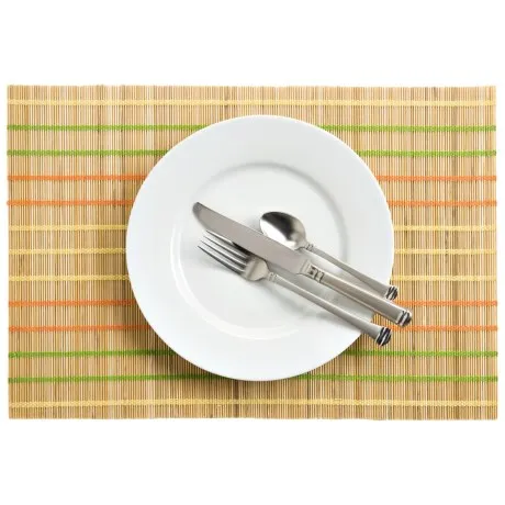 
Table coasters kitchen dining stylish bamboo placemat 