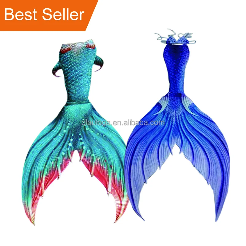 Hot selling colorful inflatable mermaid tail with monofin and fins with fast delivery (60729496951)