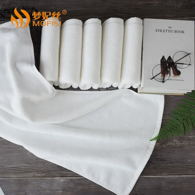 Hot Selling Luxury High Quality Pool Spa 100% Pure White Cotton Terry Towel Hotel Hand Bath Towels