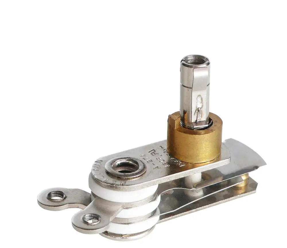 Adjustable bimetal thermostat for electric iron KST-271