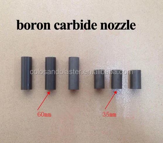 
Boron carbide sand blasting spray nozzle 