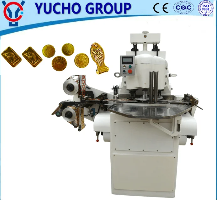 chocolate press and packing machine