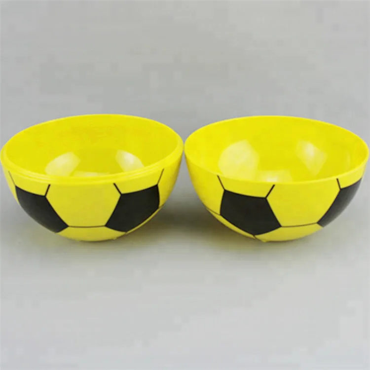 Набор цветных меламиновых футбольных мисок для пищевых продуктов