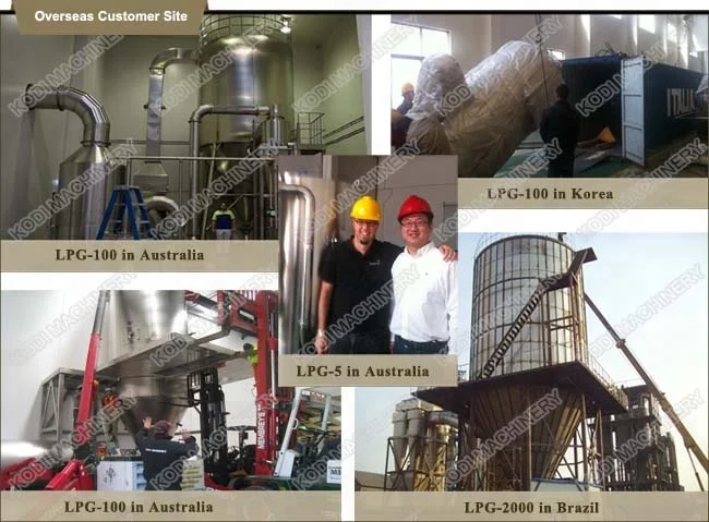 LPG Series High Speed Centrifugal Rotary Atomizer Spray Dryer