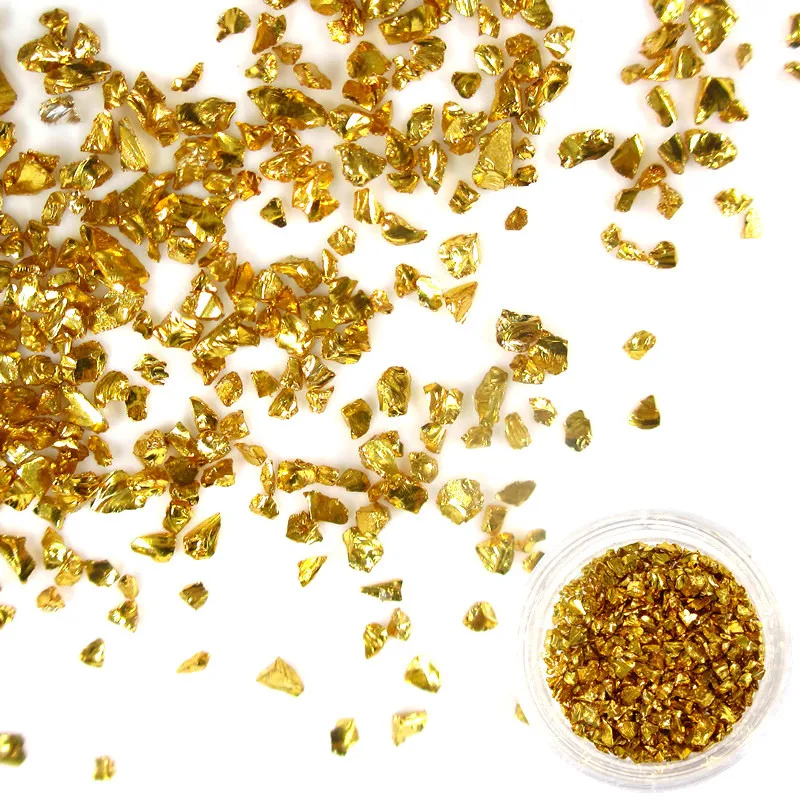 3D Nail art mineral glitter stone mineral nail art decorations