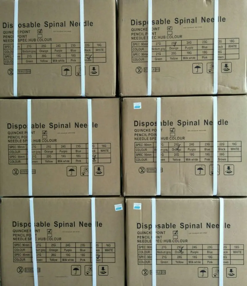 Best Price Disposable Different sizes and color Anesthesia Spinal Needle types with or without Introducer