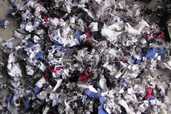 Custom Industrial Kitchen Food Waste Clothes Shredder And Shoes Shredder Machine For Sale