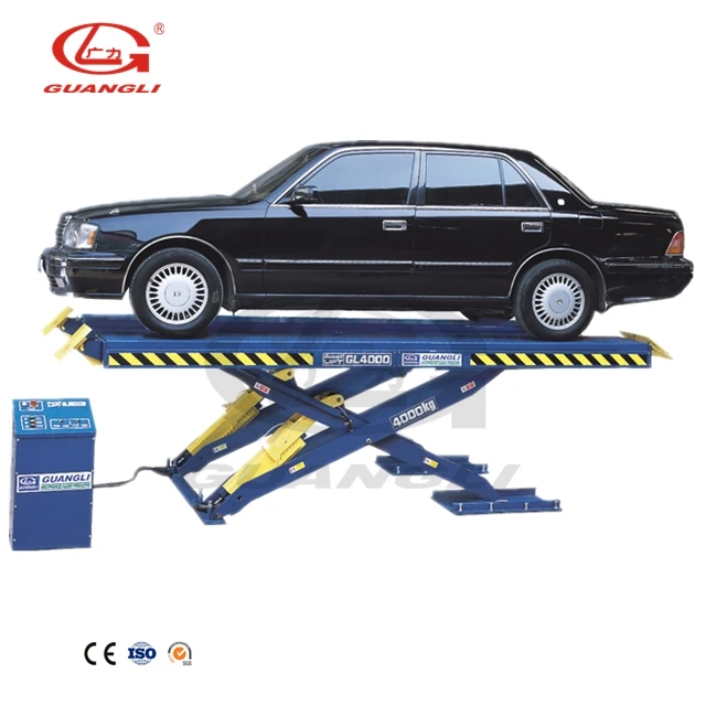 
GUANGLI BRAND High Quality GL4000 220V/380V Hydraulic Double Cylinders Mechanism Large platform scissor lift 