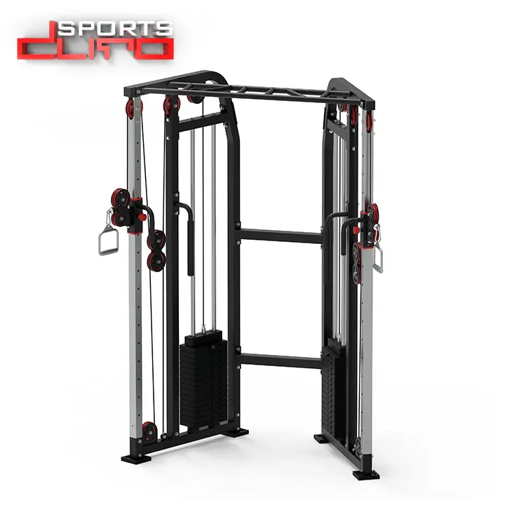 Customized manufacturer sliver fitness equipment exercise sports dual cable cross