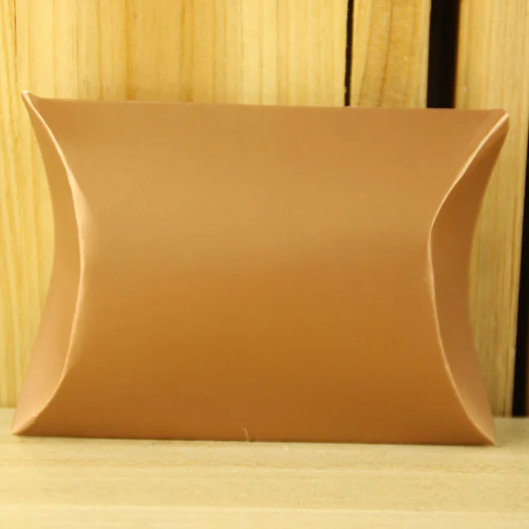 New arrival different colors kraft paper pillow box