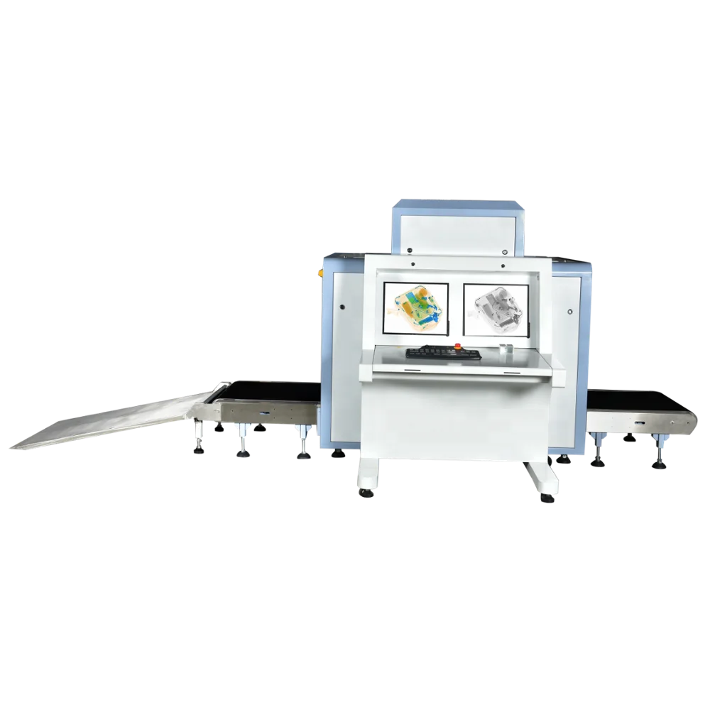 Portable easy move airport x ray machine with baggage luggage parcel screening images