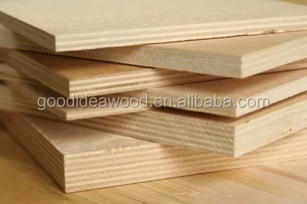 
1220*2440mm Melamine Plywood for Decoration, and Construction Poplar Wood 