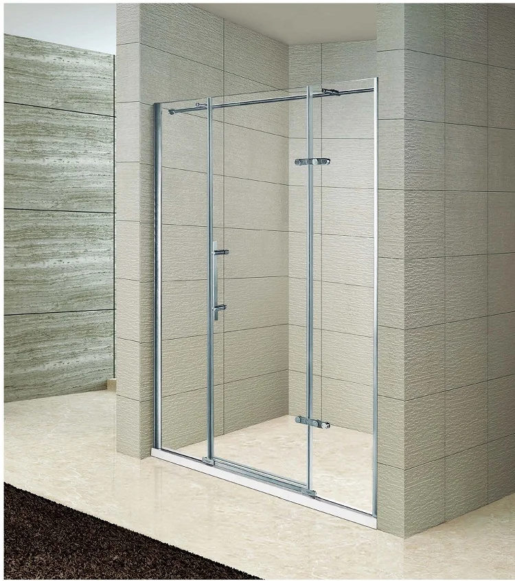 KMRY Opening Prefab Shower Room Cabin Dubai Shower Enclosure  Pivot Hinge Bathroom Shower Glass Door