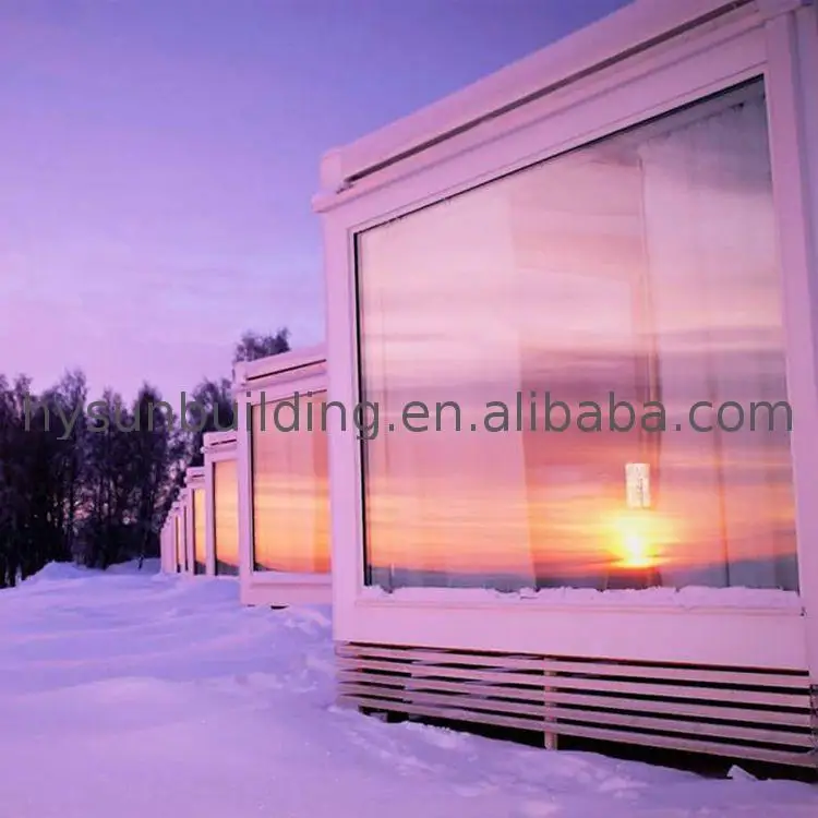 2022 New prefab luxury flat pack container shop mansion and prefab luxury container home houses made in China