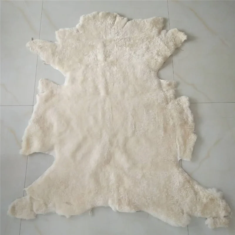 China supplier lamb skin fur lining fabric shearling hides