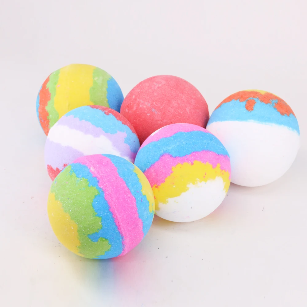 
Colorful bubble bath bomb fot spa produce two million balls per month 