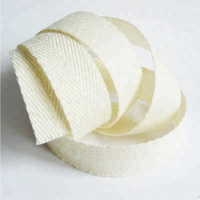 1 inch 100% Cotton Twill Herringbone Webbing Tape