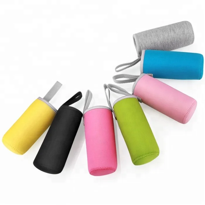Portable Sport Water Bottle Case Insulated Wide Mouth Bag Pouch Holder Sleeve Carrier