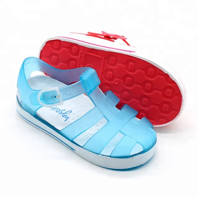 2018 Hot Selling New Design PCU Girls Flat Sandals