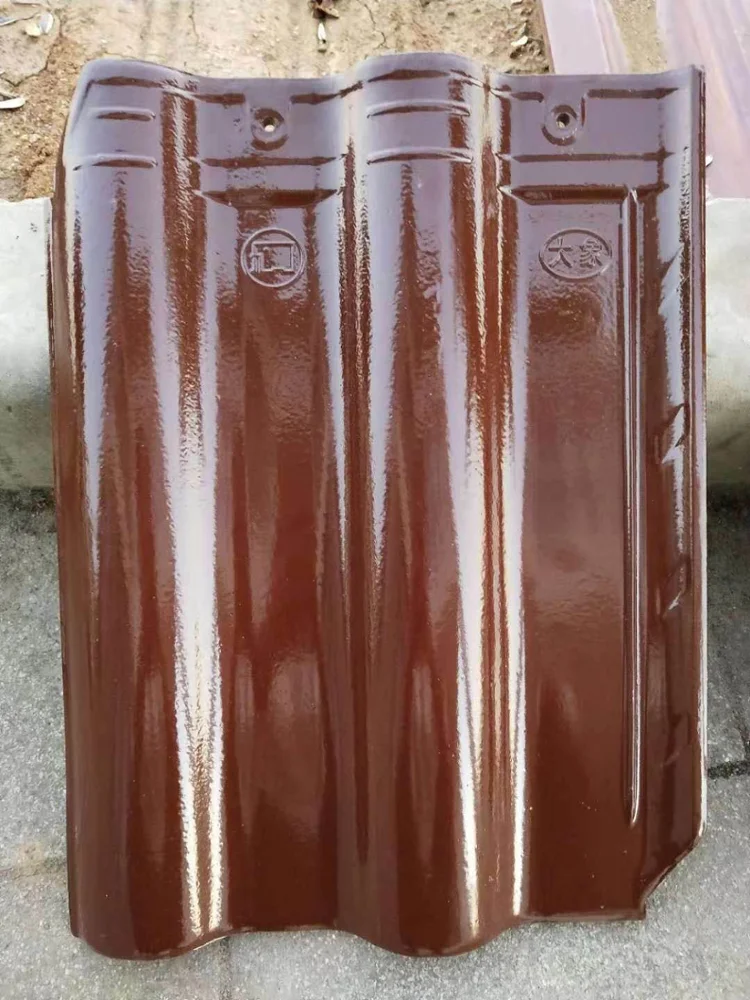 Manufacturer 415*315  Building Materials  composite chinese clay roof tile for Sale
