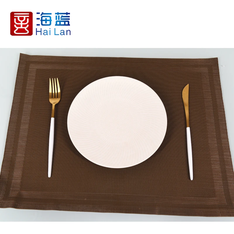 Newest Oriental Pvc Noodle Fabric Children Placemats