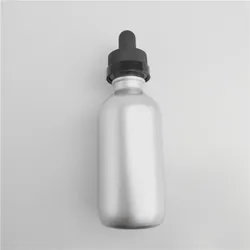 stainless steel metal color water airless bottle classical Boston perfume nail polish oil pump packaging