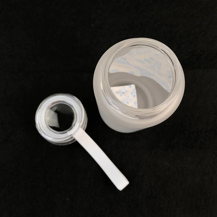 500ml Sublimation Blank Frosted Color Drinkware Matte Glass Water Bottle