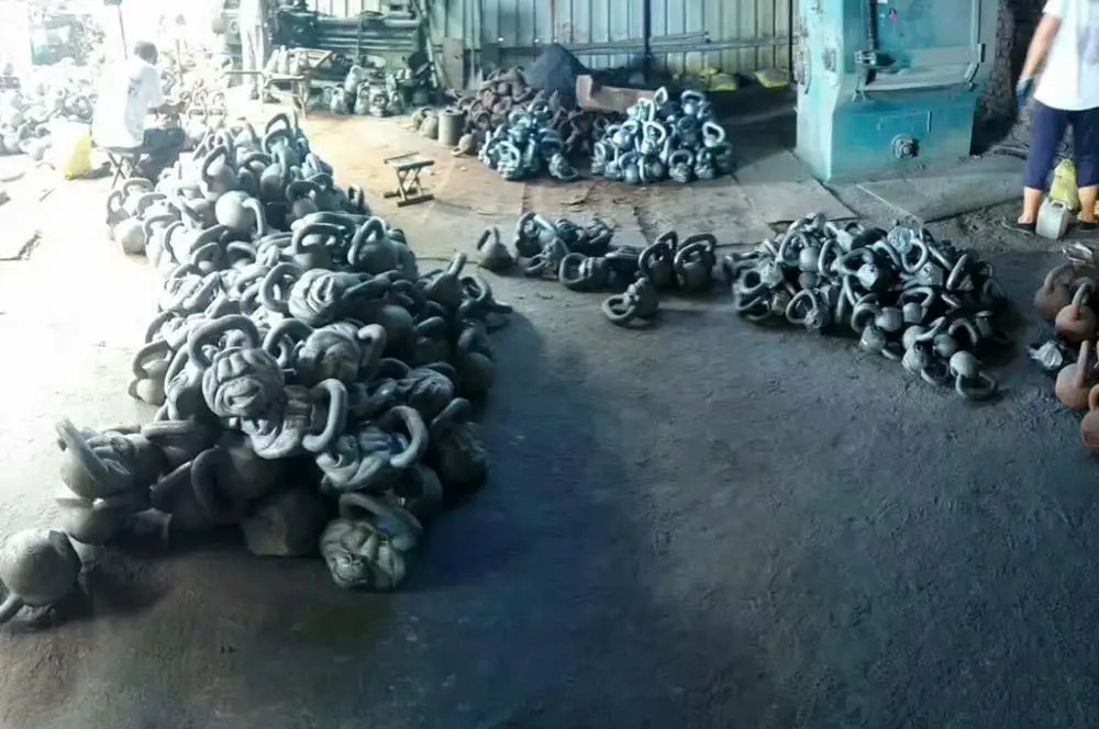 china cast iron monkey head adjustable gym used kettlebell set for weight lifting