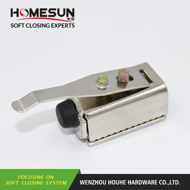 Soft closing mechanism top hanging sliding door damper