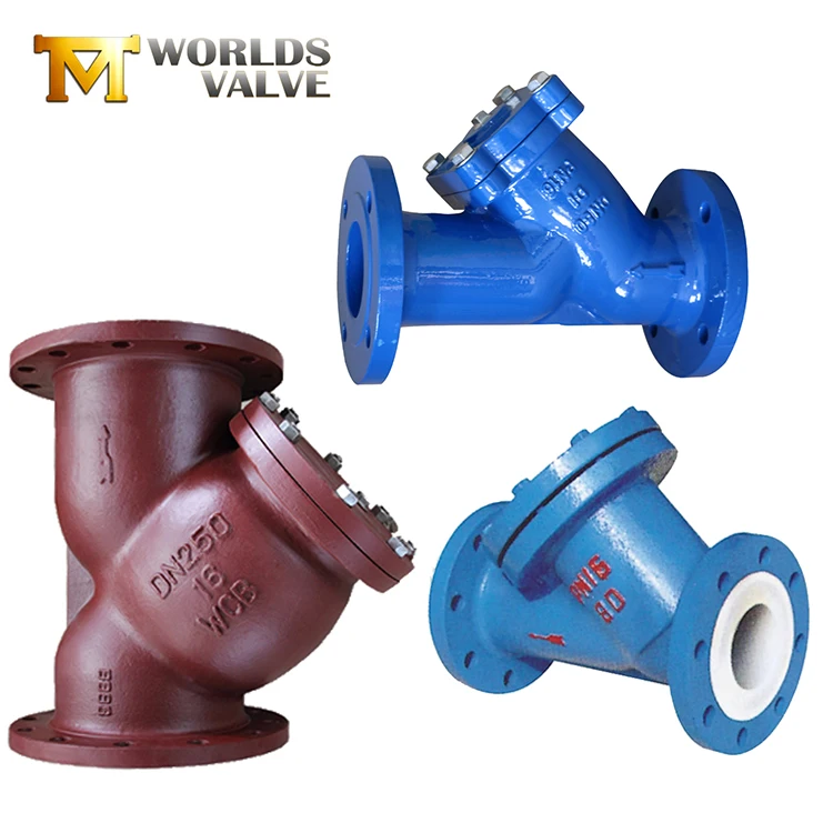 Cast Iron Flanged Y Strainer/industrial y-type water filter