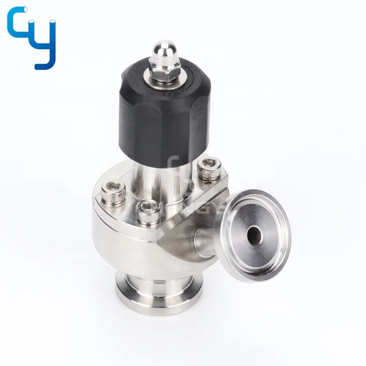Sanitary stainless steel aseptic single port sampling valve