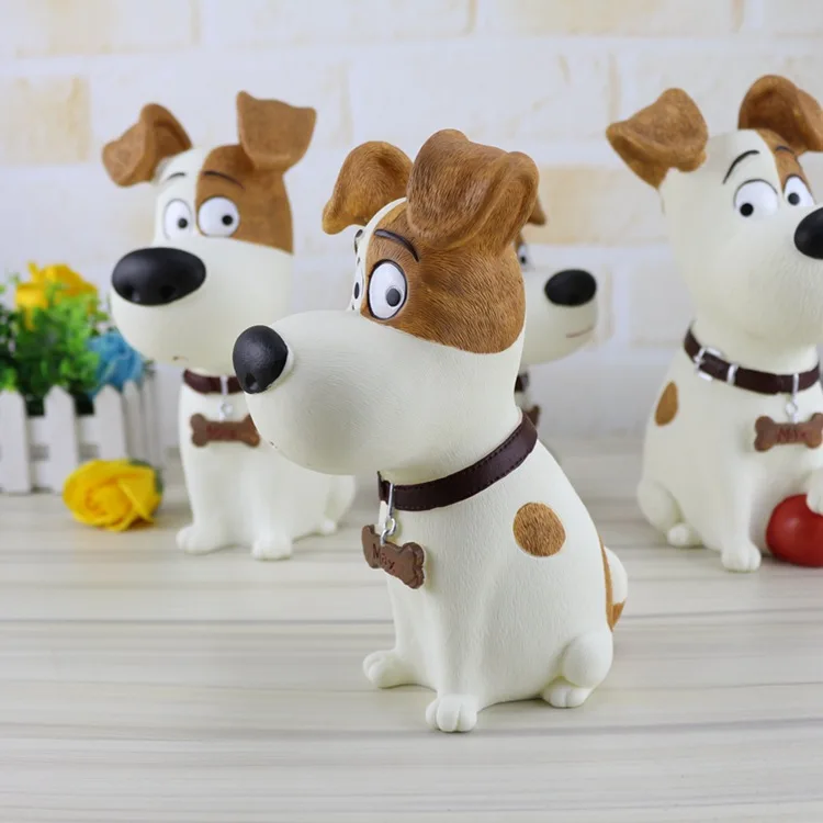 Wholesale Kids Birthday Gift Creative Desk Decoration Artware Mike Dog Piggy Bank