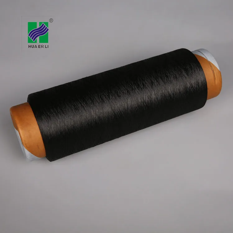 
100% polyester recycled yarn 300D/96F HIM DDB for manufactoring zipper chain tape 