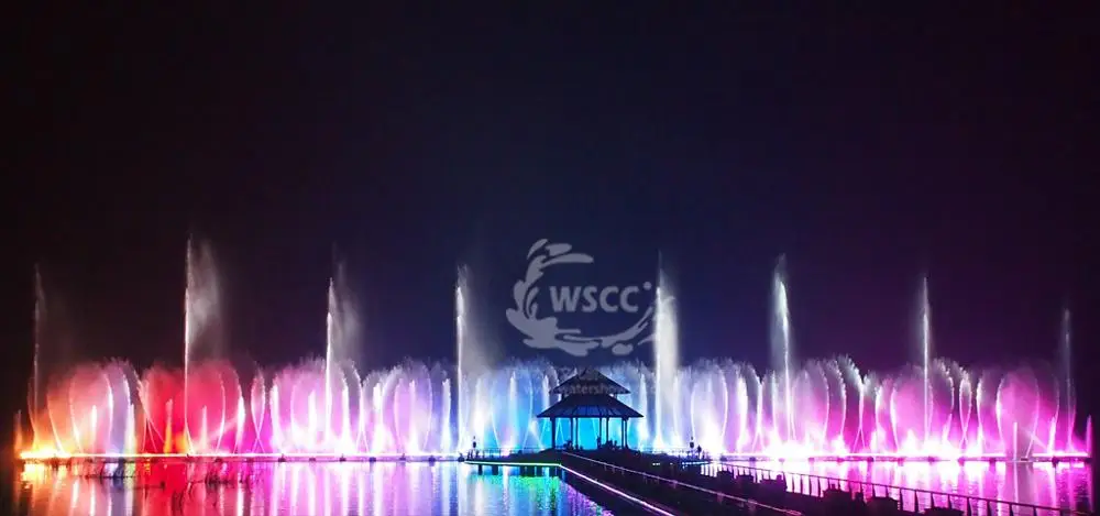 Multimedia Water Show in Tai Zhou,Jiang Su Province,China