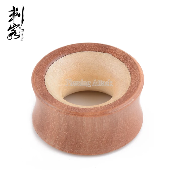 Body Piercing Jewelry Organic Saba Wood Plug Tunnel