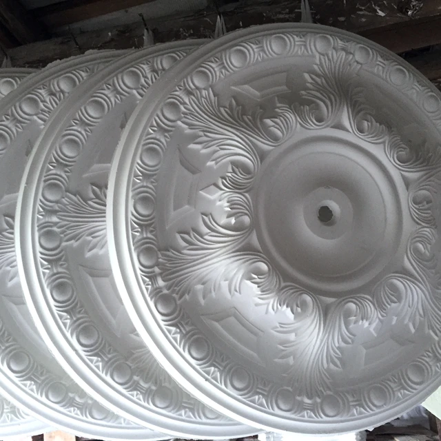 New popular gypsum mold decorative gypsum cornice ceiling medallion mold for decoration